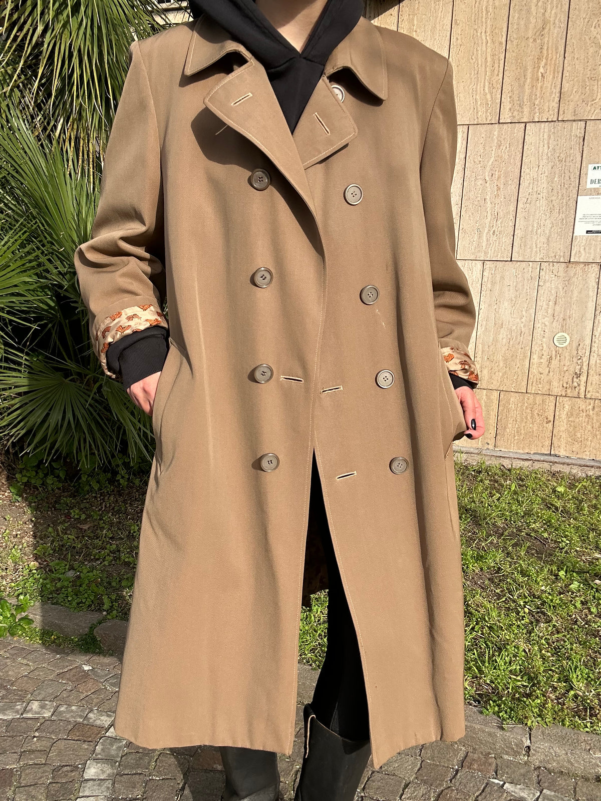 Trench doppio petto