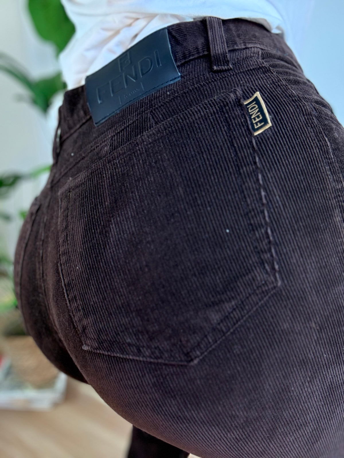 Pantalone a Costine Fendi