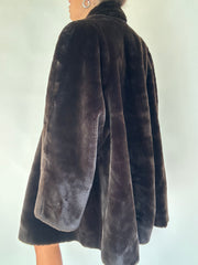 Ecopelliccia Marrone