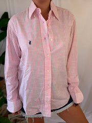 Camicia Ralph Lauren Rosa Righe