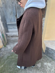 Cappotto Lana Marrone