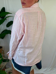 Camicia Ralph Lauren Rosa Righe