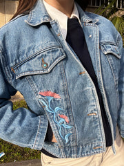 Jacket Denim Ricami