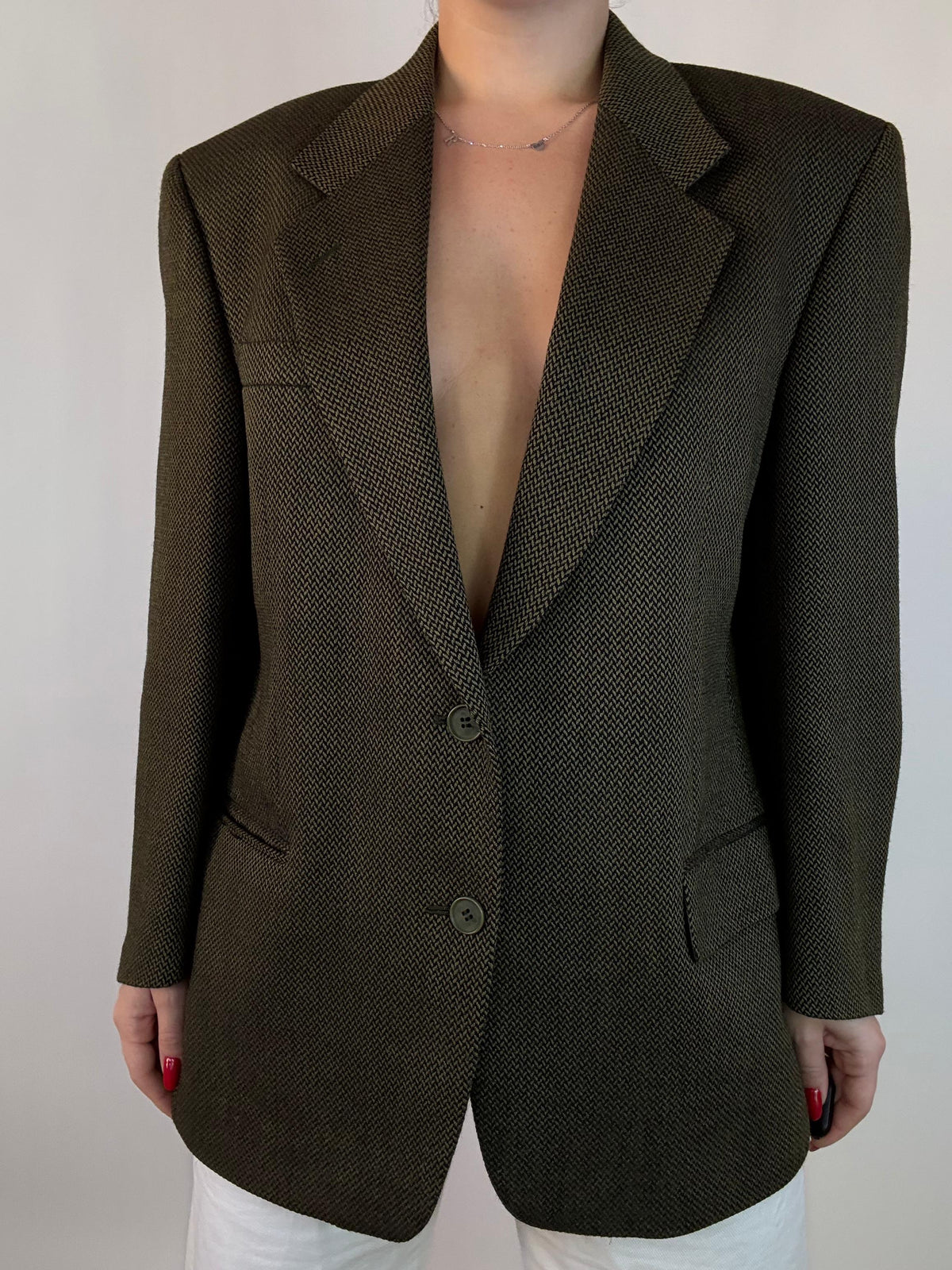 Blazer in Lana Verde