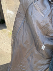 Trench Pelle Grigio