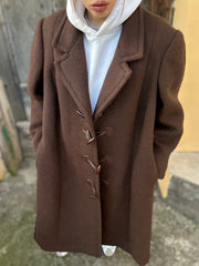 Cappotto Lana Marrone