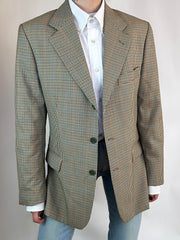 Blazer Quadri Beige