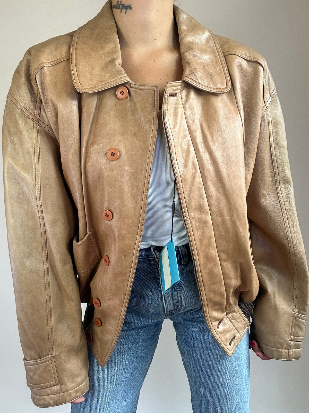 Bomber Vera Pelle