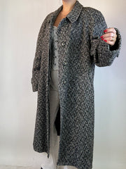 Cappotto Spigato Cintura