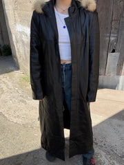 Trench Lungo Vera Pelle
