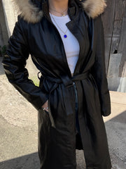 Trench Lungo Vera Pelle