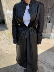Trench Lungo Vera Pelle