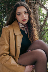 Giacca Beige Vera Pelle