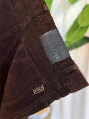 Pantalone a Costine Fendi