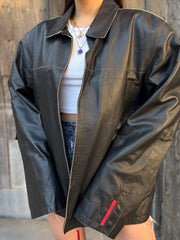 Giacca Pelle Prada