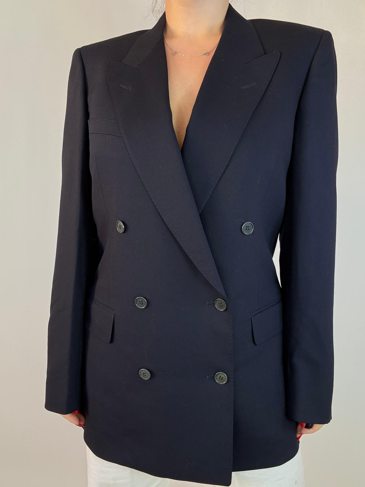 Blazer Blu Doppio Petto