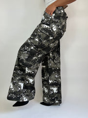 Cargo mimetico Grigio