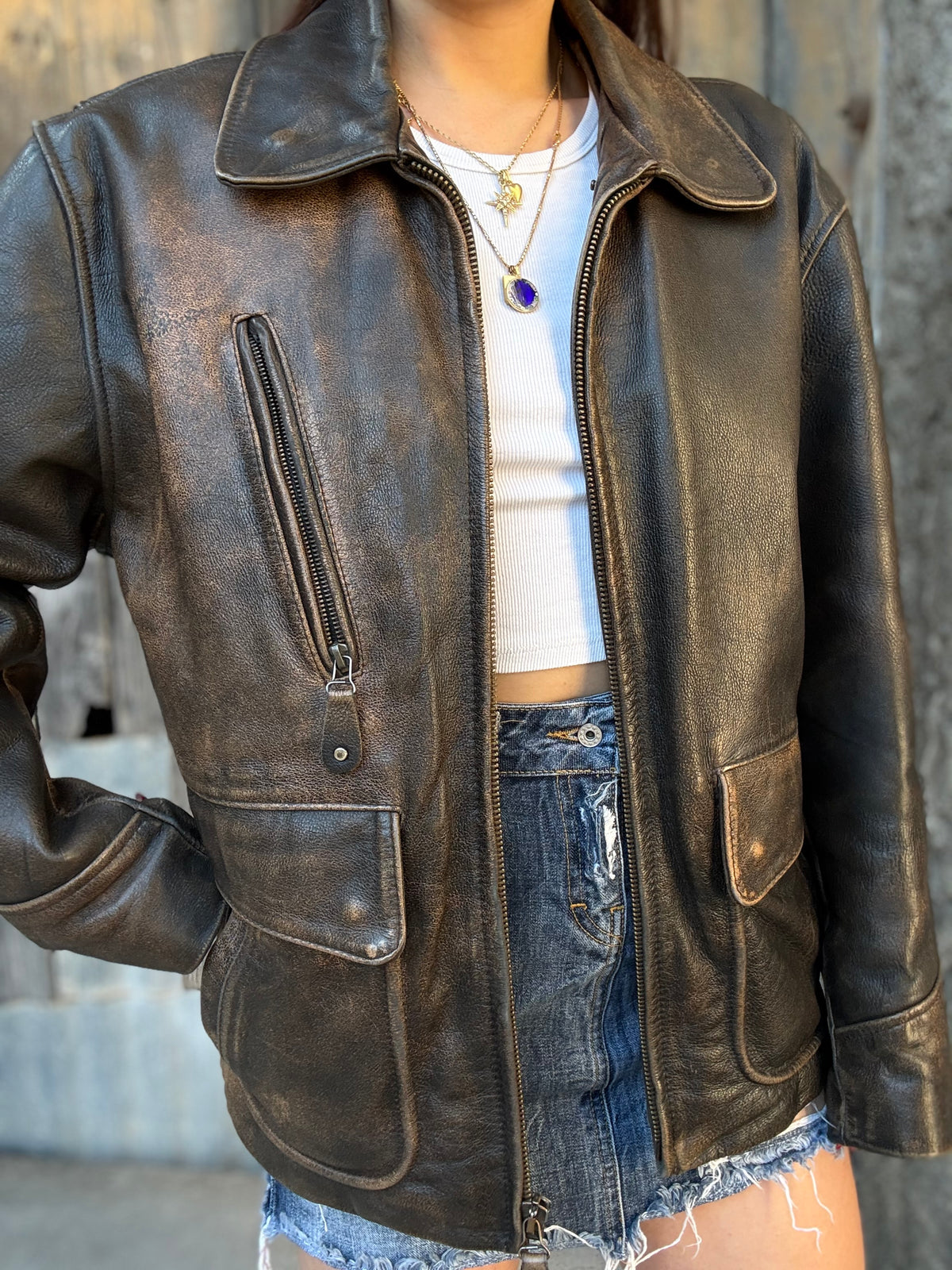 Bomber Aviator Pelle
