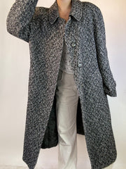 Cappotto Spigato Cintura