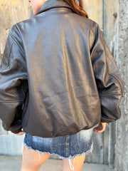 Bomber Vera Pelle