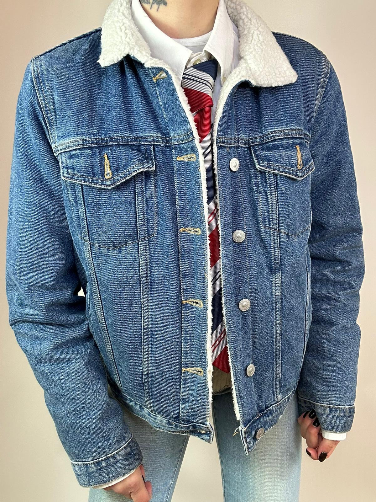 Jacket Denim Pelliccia