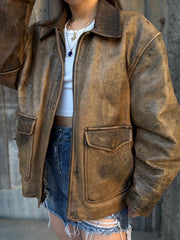 Bomber Vera Pelle