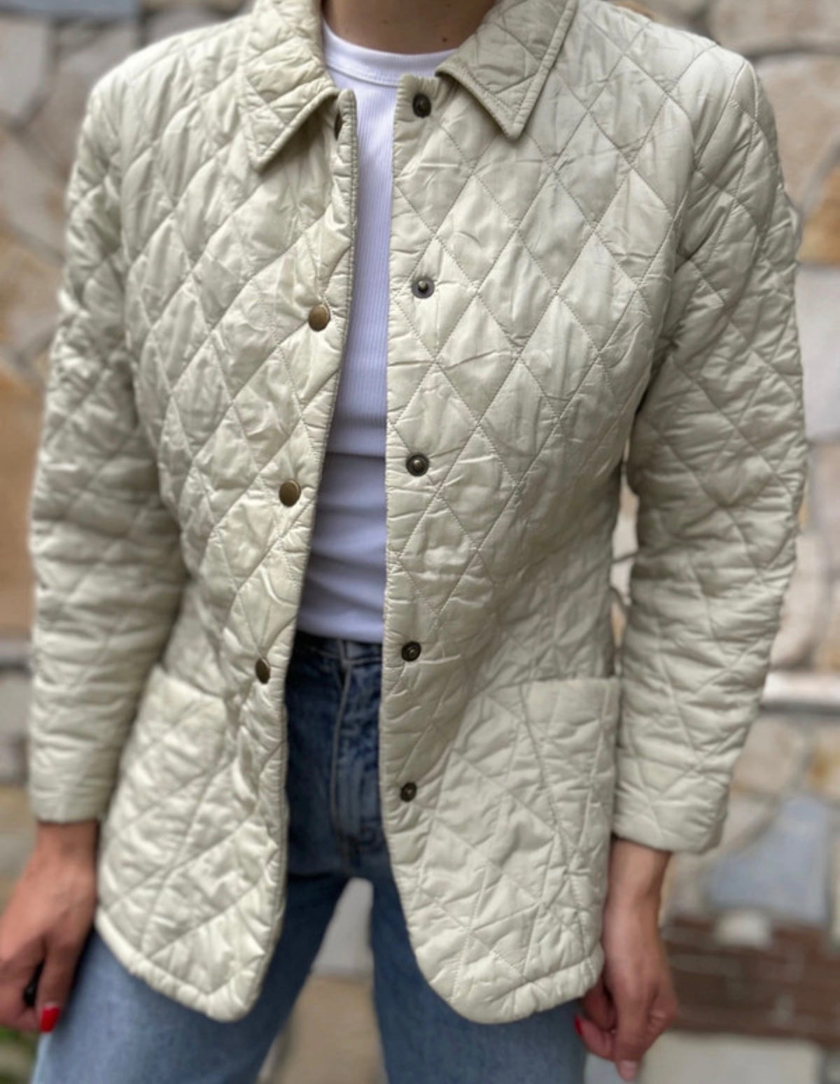 Barbour Beige Trapuntato