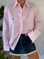 Camicia Ralph Lauren Rosa Righe