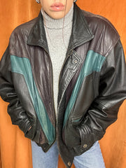 Bomber vera pelle