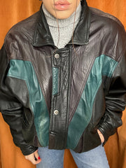 Bomber vera pelle