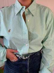 Camicia Ralph Lauren Righe Verde