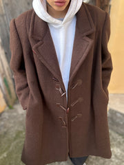 Cappotto Lana Marrone