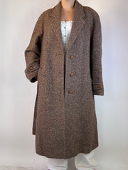 Cappotto Spigato Marrone